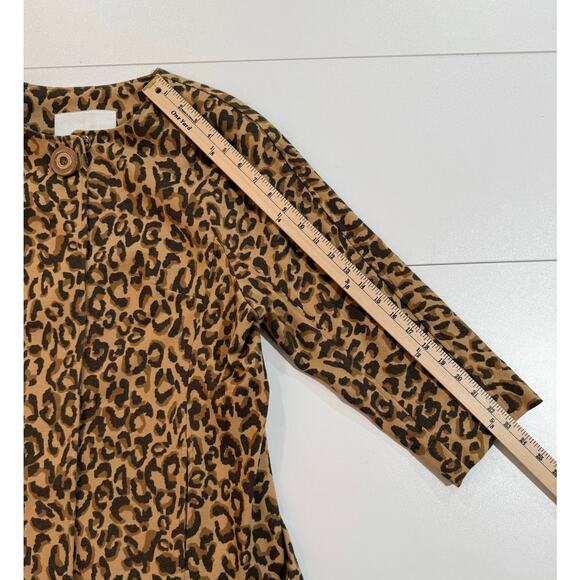 Cabi Carol Anderson By Invitation Leopard Print Jacket Womens Size Medium (117) - Picture 9 of 11